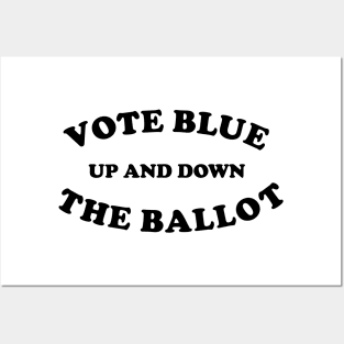 Vote Blue Election 2024 Posters and Art